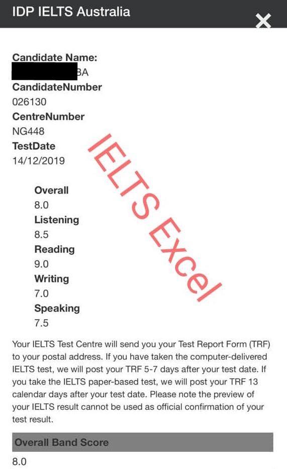IELTS in Nigeria: Our Past Results that will inspire you 21 16